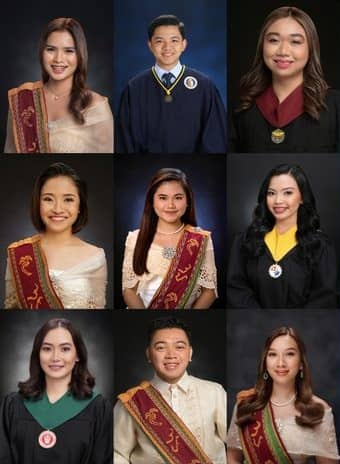 SLMCF’s Batch 2029 Doctor of Medicine scholars (from top, left to right): Christia Erica Abinoja, Isaac Jedd Abrenica, Karen Calma, Mary Joyce Chang, Shaina Pamela Fuentecilla, Marla Gasco, Ria Lizette Ricaro, John Claude Gerald Ynion and Ann Nicole Zalameda.